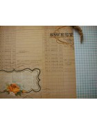 Бумага для скрапбукинга 2-сторонняя. 30.5*30.5 см
